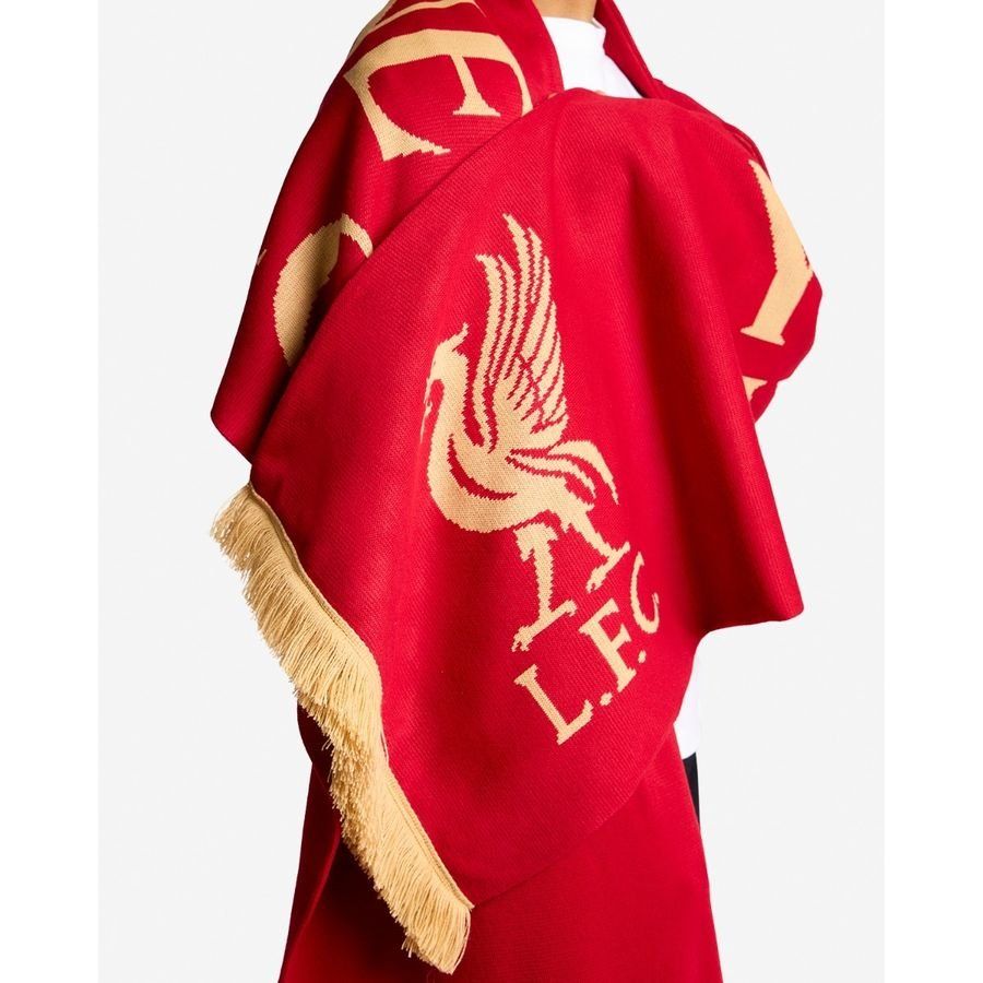 Liverpool Scarf Oversized Champions - Red/Gold-SoccerKits Hub | Buy Soccer Jerseys Online
